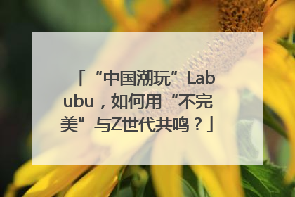 “中国潮玩”Labubu，如何用“不完美”与Z世代共鸣？