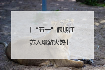 “五一”假期江苏入境游火热