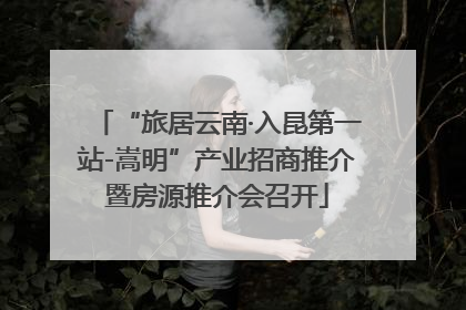 “旅居云南·入昆第一站-嵩明”产业招商推介暨房源推介会召开