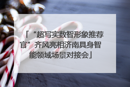 “超写实数智形象推荐官”齐风亮相济南具身智能领域场景对接会