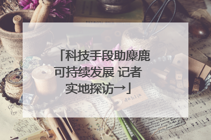 科技手段助麋鹿可持续发展 记者实地探访→