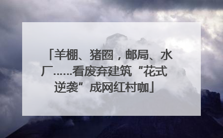 羊棚、猪圈，邮局、水厂……看废弃建筑“花式逆袭”成网红村咖