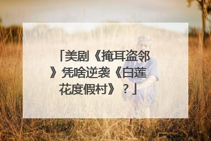 美剧《掩耳盗邻》凭啥逆袭《白莲花度假村》？