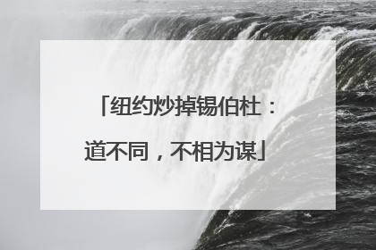 纽约炒掉锡伯杜：道不同，不相为谋