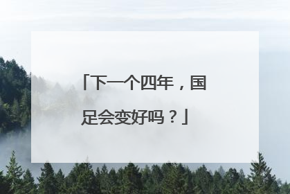 下一个四年，国足会变好吗？