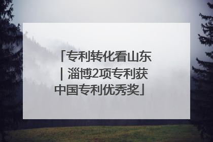 专利转化看山东｜淄博2项专利获中国专利优秀奖