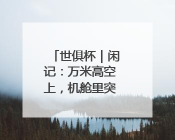世俱杯｜闲记：万米高空上，机舱里突然沸腾了