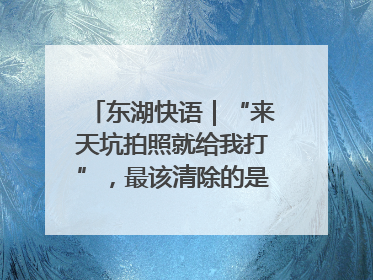 东湖快语｜“来天坑拍照就给我打”，最该清除的是“护短”思维