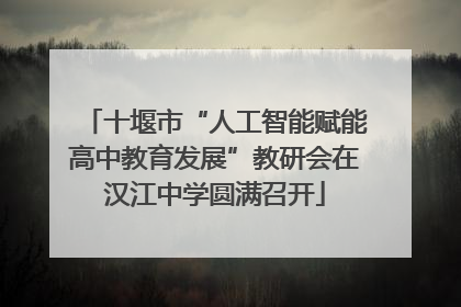 十堰市“人工智能赋能高中教育发展”教研会在汉江中学圆满召开