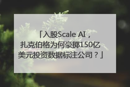入股Scale AI，扎克伯格为何豪掷150亿美元投资数据标注公司？