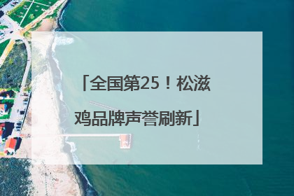 全国第25！松滋鸡品牌声誉刷新