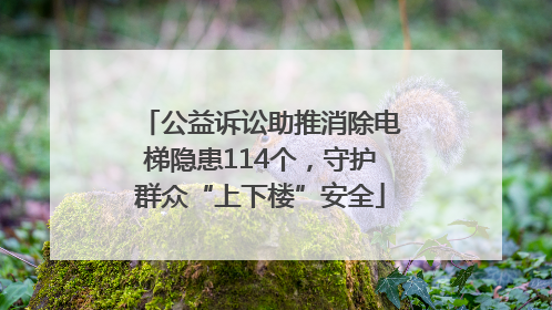 公益诉讼助推消除电梯隐患114个，守护群众“上下楼”安全