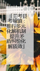兰考县考城镇：推行多元化解机制 提升矛盾纠纷化解质效