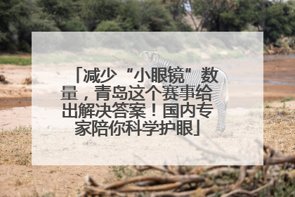 减少“小眼镜”数量，青岛这个赛事给出解决答案！国内专家陪你科学护眼