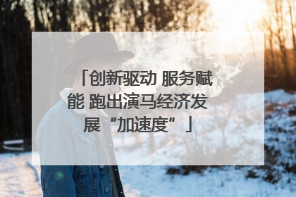 创新驱动 服务赋能 跑出演马经济发展“加速度”