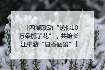 四城联动“送你10万朵栀子花”，共绘长江中游“夏香图景”