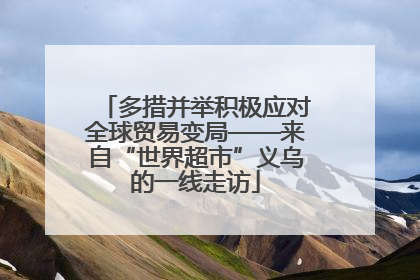 多措并举积极应对全球贸易变局——来自“世界超市”义乌的一线走访