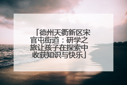 德州天衢新区宋官屯街道：研学之旅让孩子在探索中收获知识与快乐