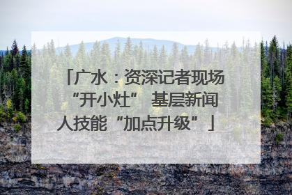 广水：资深记者现场“开小灶” 基层新闻人技能“加点升级”