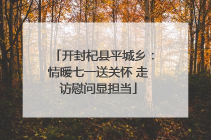 开封杞县平城乡：情暖七一送关怀 走访慰问显担当