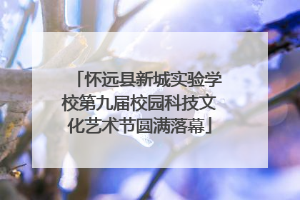 怀远县新城实验学校第九届校园科技文化艺术节圆满落幕