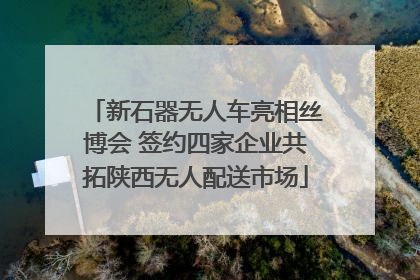 新石器无人车亮相丝博会 签约四家企业共拓陕西无人配送市场