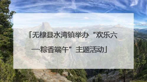 无棣县水湾镇举办“欢乐六一·粽香端午”主题活动