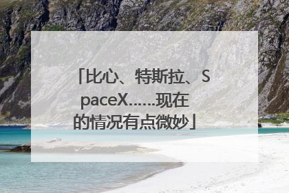 比心、特斯拉、SpaceX……现在的情况有点微妙