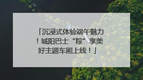沉浸式体验端午魅力！城阳巴士“粽”享美好主题车厢上线！