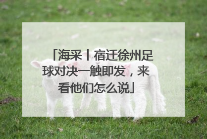 海采丨宿迁徐州足球对决一触即发，来看他们怎么说