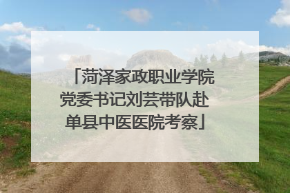菏泽家政职业学院党委书记刘芸带队赴单县中医医院考察