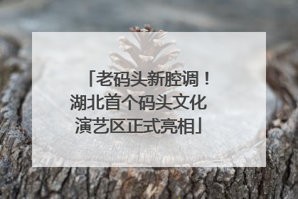 老码头新腔调！湖北首个码头文化演艺区正式亮相
