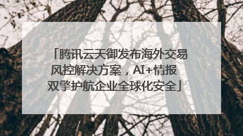 腾讯云天御发布海外交易风控解决方案，AI+情报双擎护航企业全球化安全