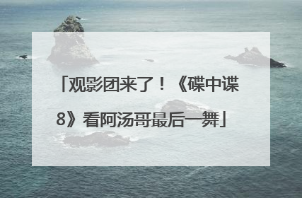 观影团来了！《碟中谍8》看阿汤哥最后一舞