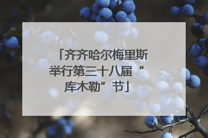 齐齐哈尔梅里斯举行第三十八届“库木勒”节