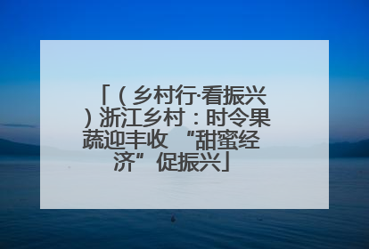 （乡村行·看振兴）浙江乡村：时令果蔬迎丰收 “甜蜜经济”促振兴