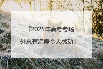 2025年高考考场外总有温暖令人感动