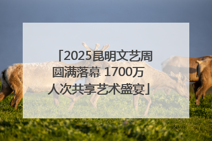 2025昆明文艺周圆满落幕 1700万人次共享艺术盛宴