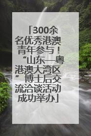300余名优秀港澳青年参与！“山东—粤港澳大湾区”博士后交流洽谈活动成功举办